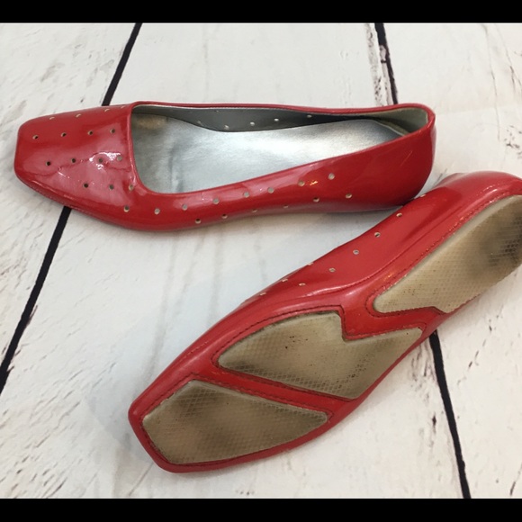 Steven by Steve Madden Patent Perf Flats 39 EUC - Picture 6 of 7